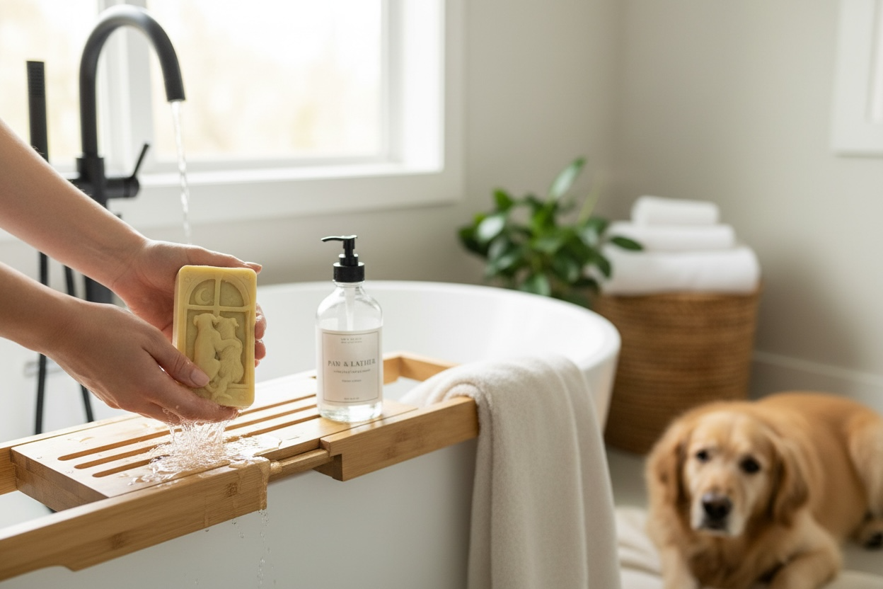 Dog soap